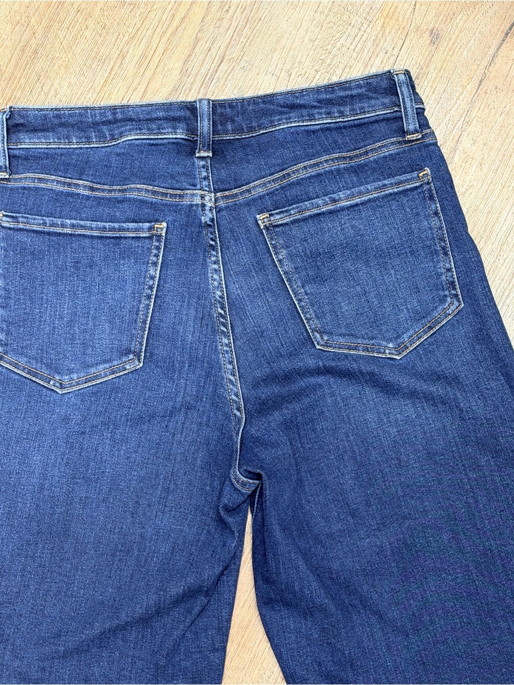 Quince Bella stretch Wide Leg Women's Jeans in Dark midnight Blue size 29 - Picture 3 of 11